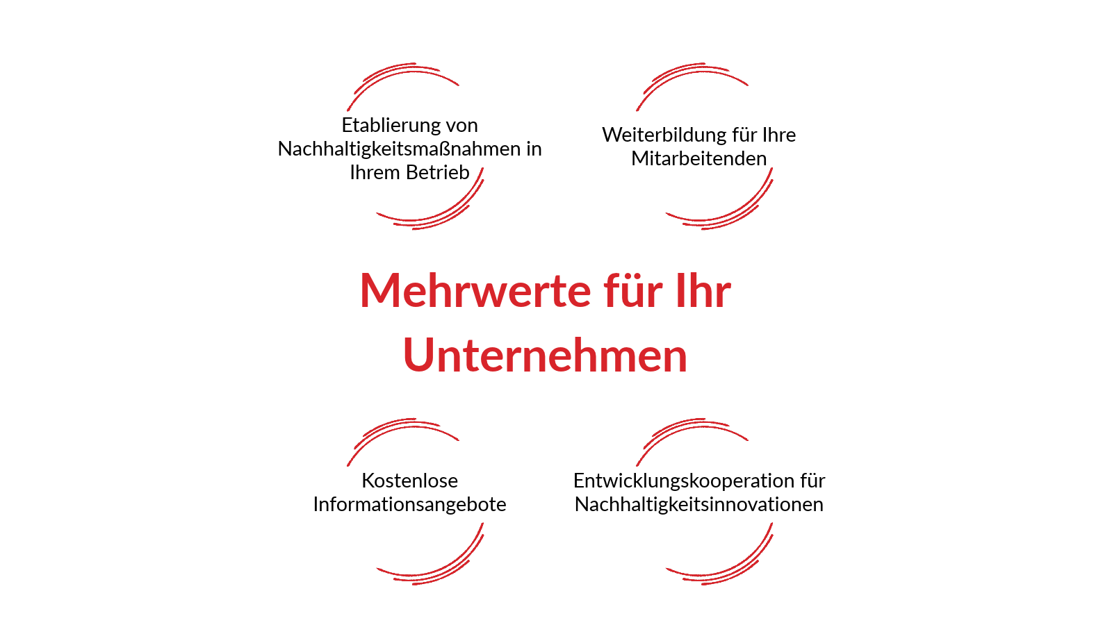 IZN Mehrwerte für Unternehmen: Weiterbildung, Informationsangebote, Etablierung von Nachhaltigkeitsmaßnahmen, Entwicklungskooperation